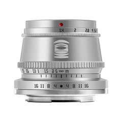 Обʼєктив TTArtisan 35mm f1.4 Leica L  silver